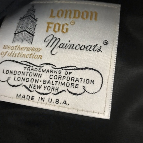 London Fog Iconic Belted Trench Coat 42R - Picture 5 of 8